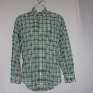 Vineyard Vines Murray Plaid Shirt Size Med Whale